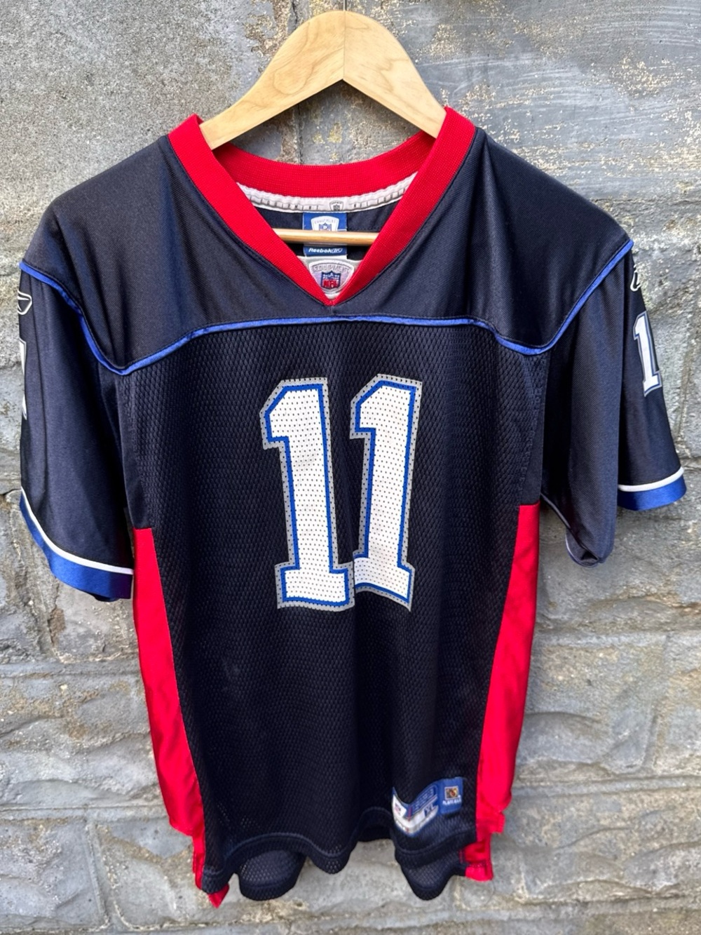 Vintage Buffalo Bills Jersey Football Reebok Bledsoe #11